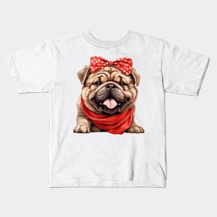 Fancy Chow Chow Dog Kids T-Shirt